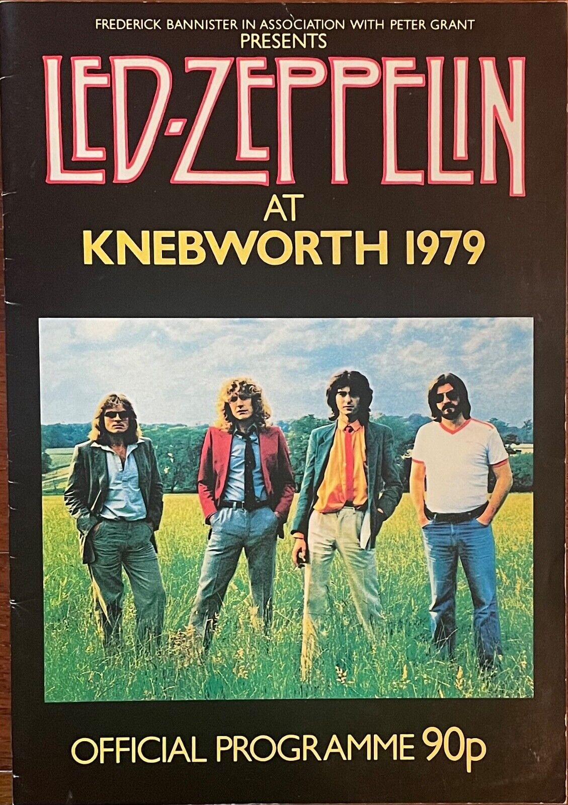 Led Zeppelin Knebworth 1979 Official Tour Program - UK | eBay Led Zeppelin Knebworth 1979 Official Tour Program - UK | eBay