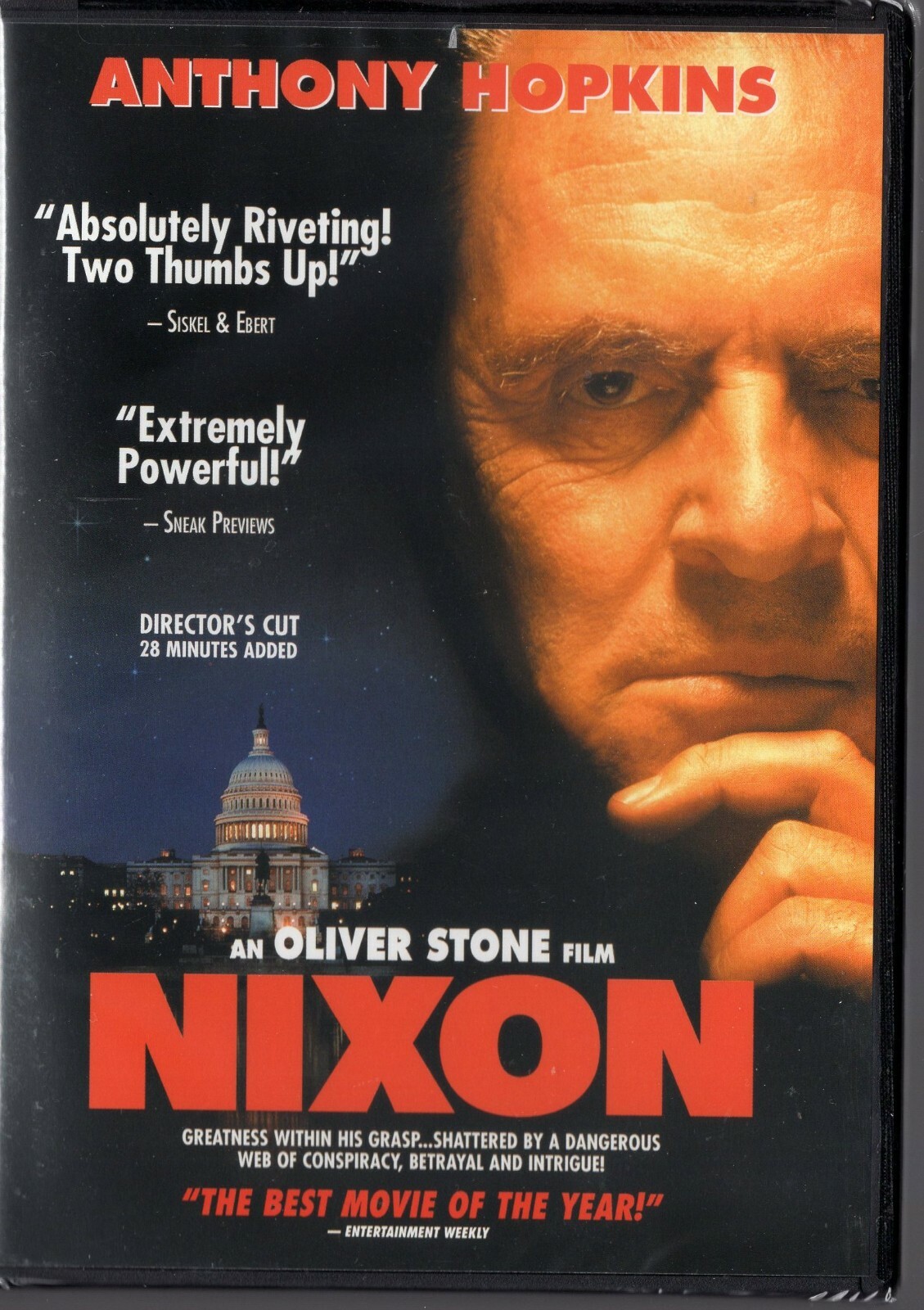 Nixon (DVD, 2002, 1-Disc, Director's Cut) R-Rated Anthony