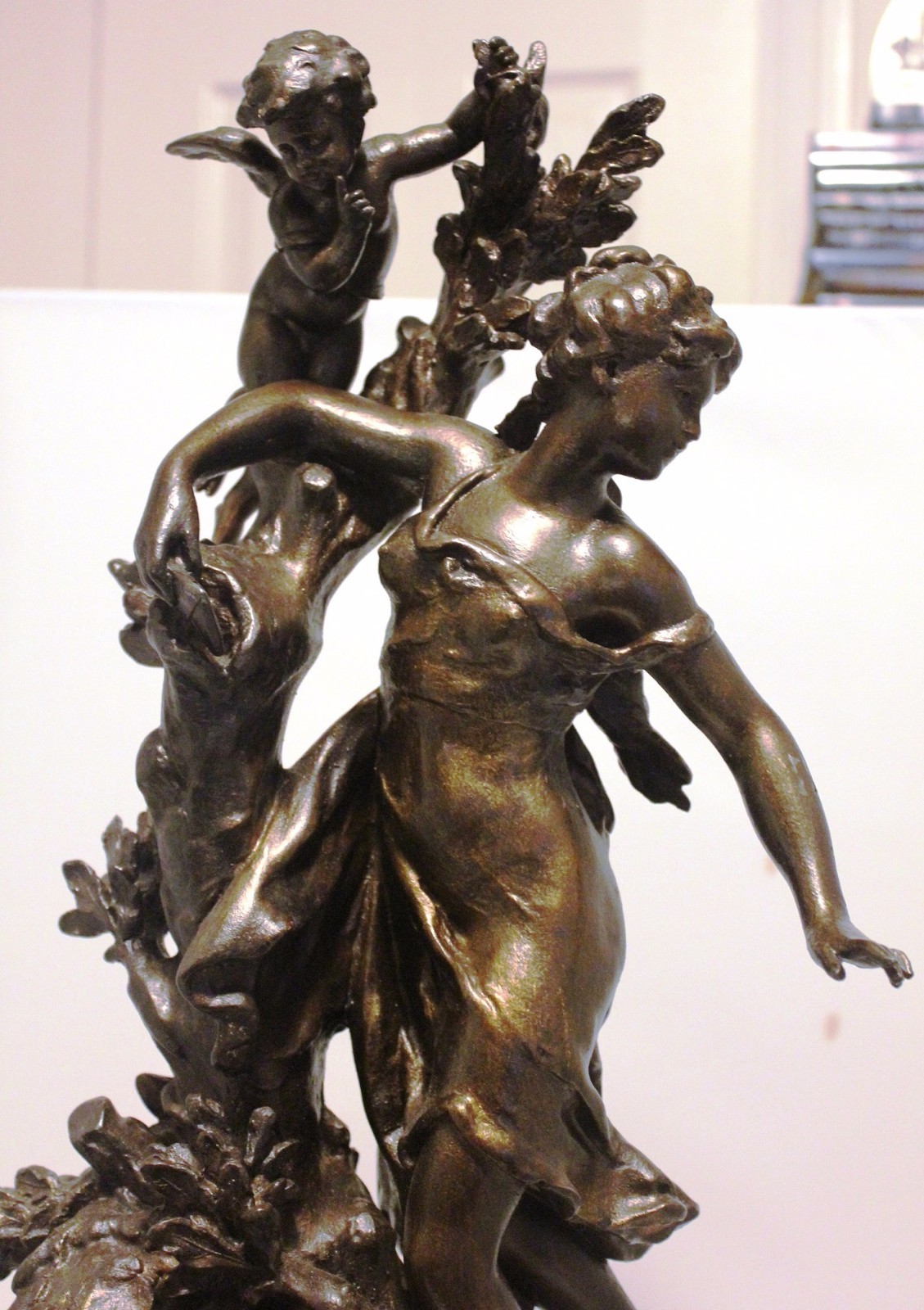 Antique French Clock Sculpture. 