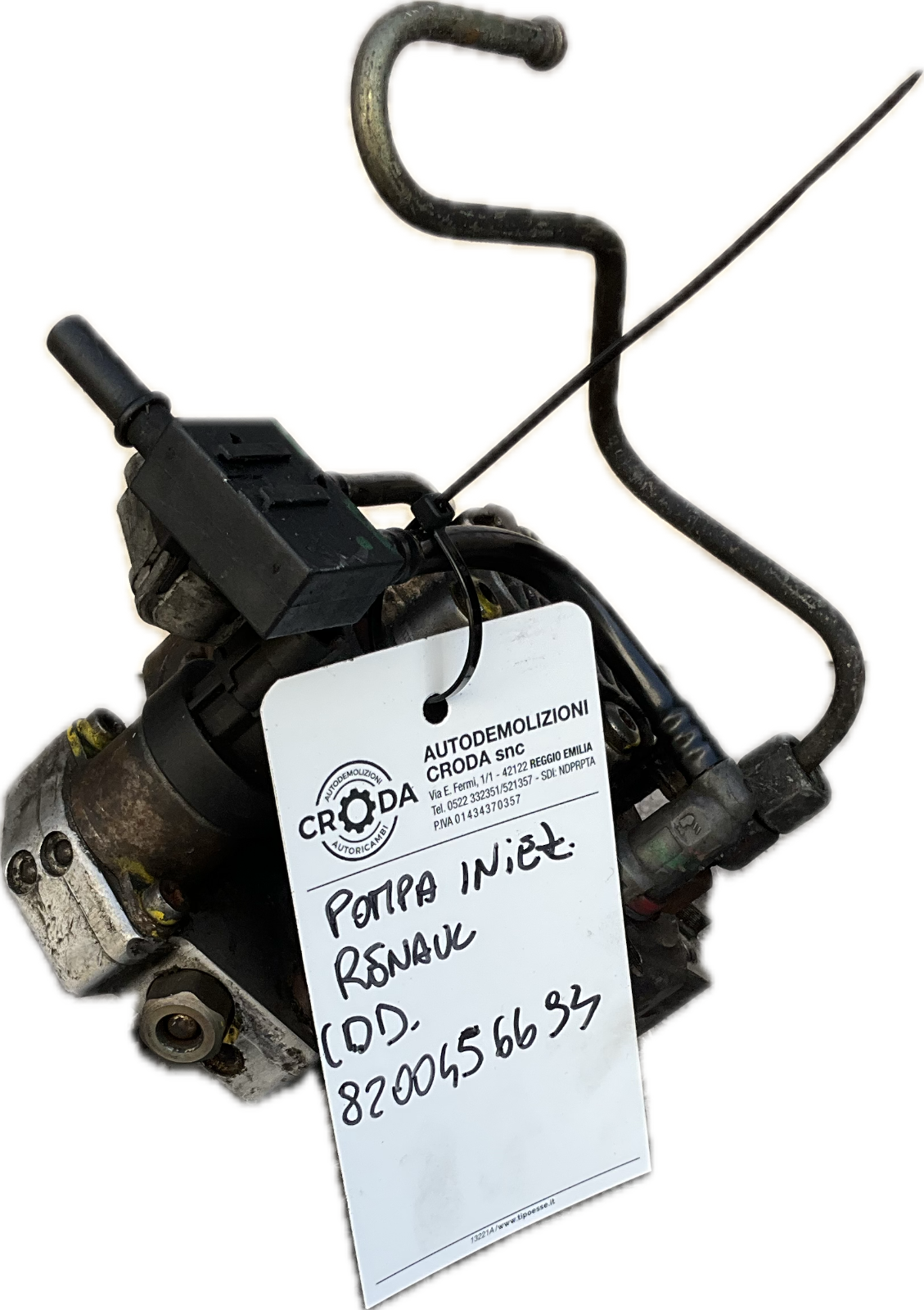 Pompa iniezione per modello RENAULT SCENIC / MEGANE codice ricambio 8200456693