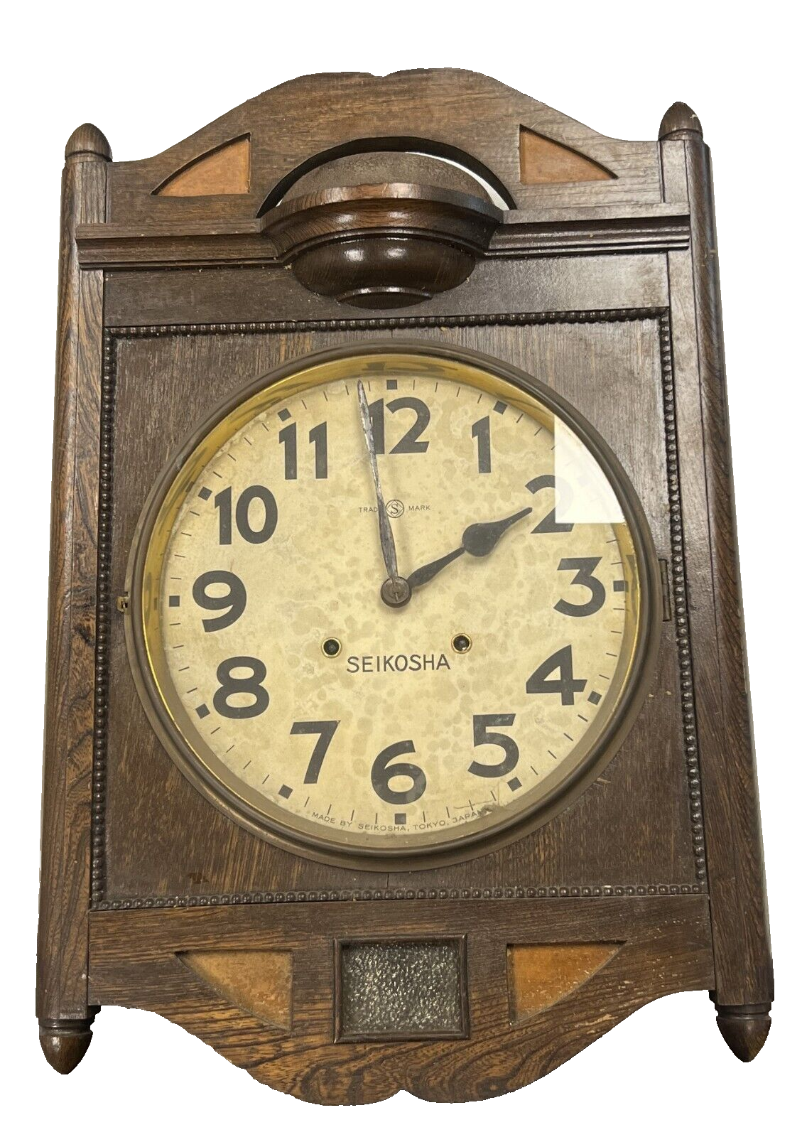 Seikosha Top Bell Hammer Chime Wall Clock Antique - ST393 | eBay