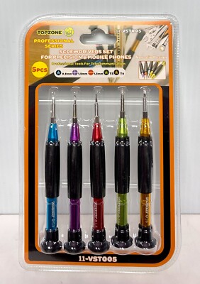 5 Piece Precision Screwdriver Set Cell Phone Repair Tool Kit iPhone Laptop