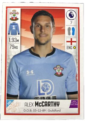 Panini Premier League 2020 - # 493 - ALEX McCARTHY - Southampton 