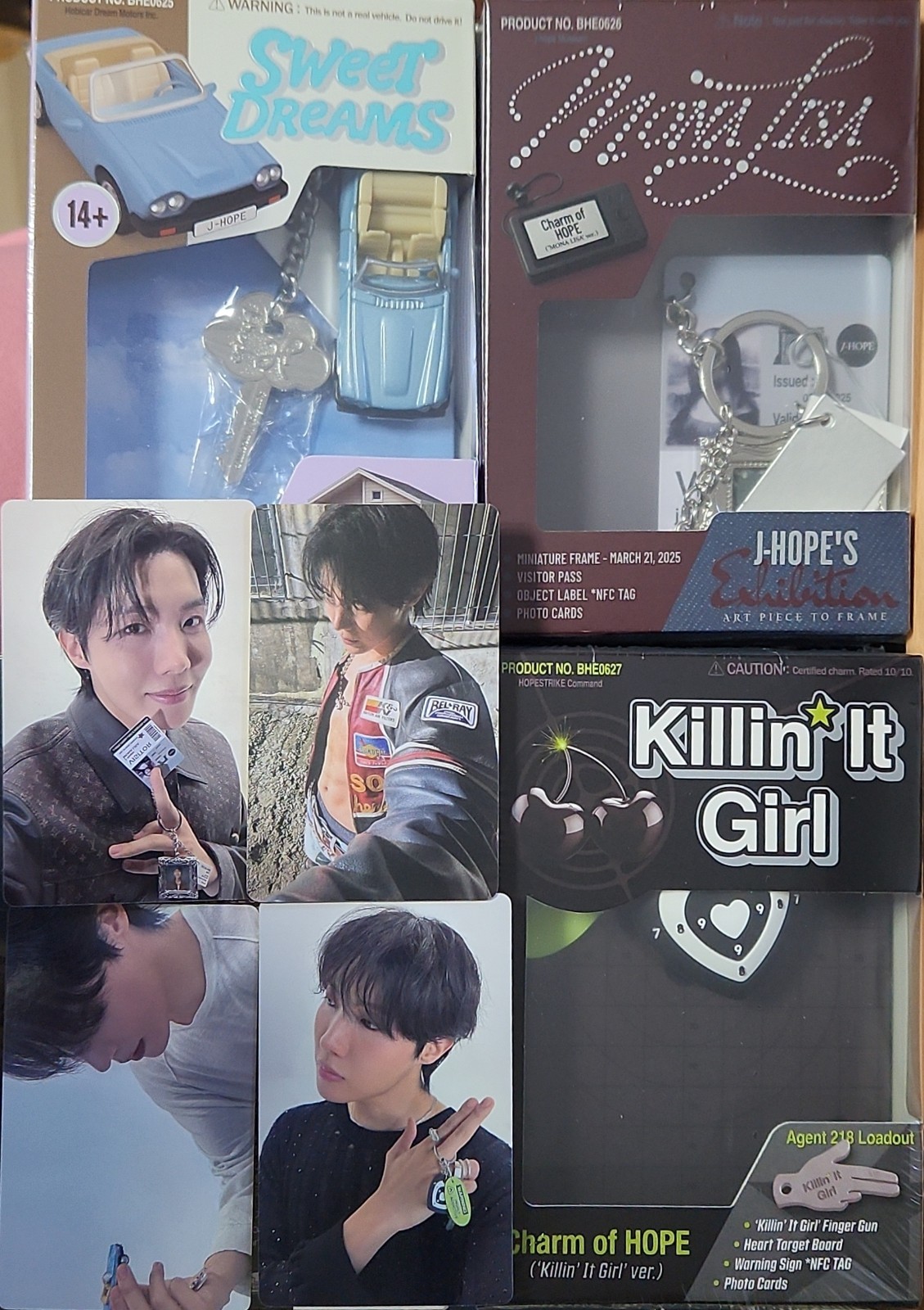 BTS J-HOPE LUCKYDRAW PHOTOCARD [Lollapalooza LIVE] 'Charm of