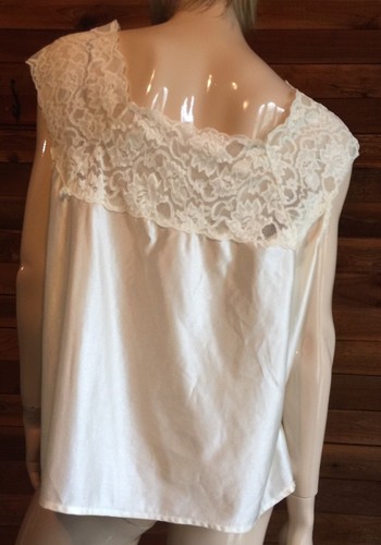 VINTAGE JOBAR IVORY PLUS SIZE XXXL CAMISOLE