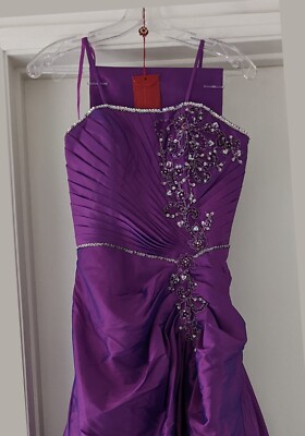 Braidmaids or Prom dress Purple -Size 4
