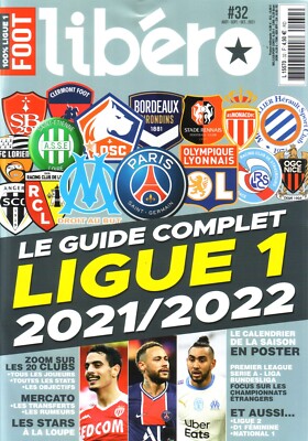 2021 2022 France Guide Ligue 1 - French Football Season Preview Magazine Libero
