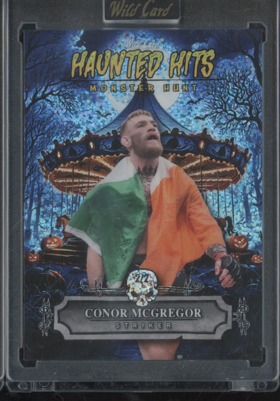 2025 Wild Card Monster Hunt Haunted Hits Blue Sparkle Conor McGregor 2/2