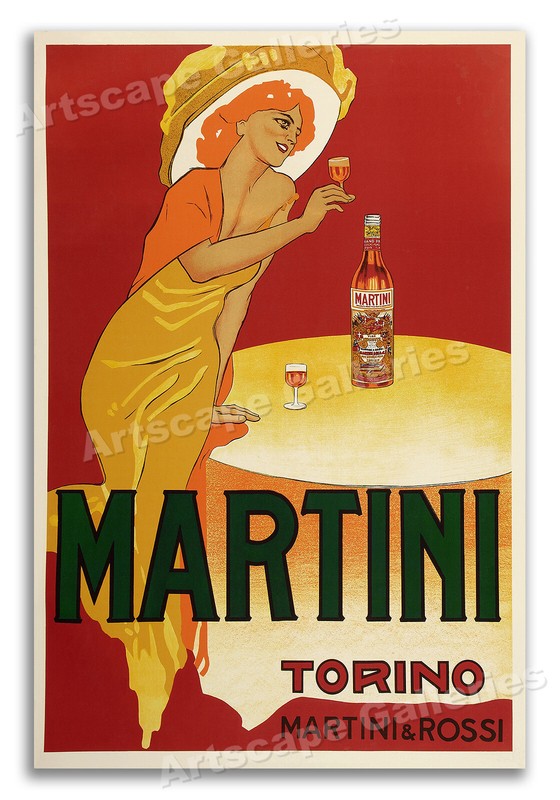 マルティーニ（Martini）のヴィンテージアートポスター マルティーニ（Martini）のヴィンテージアートポスター