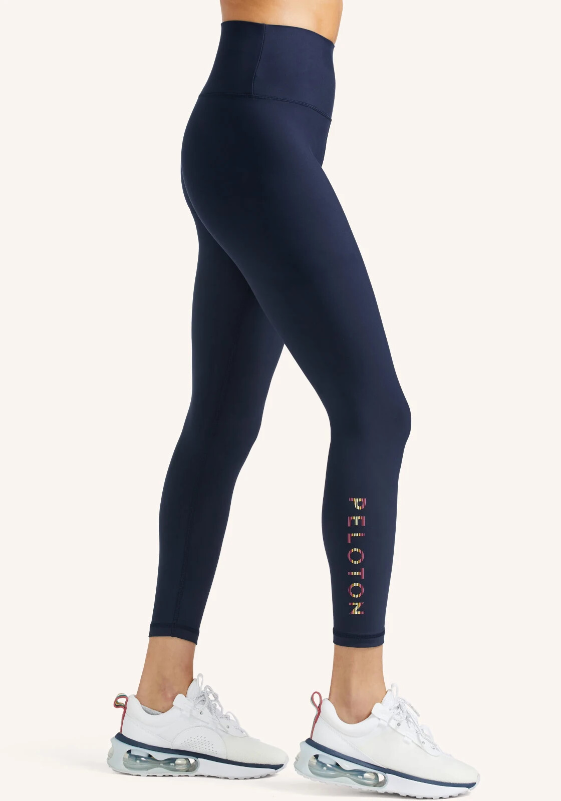 

Укороченные леггинсы до щиколотки PELOTON темно-синего цвета с высокой посадкой, размером 7/8 размера XXL, 44–46 дюймов, для велоспорта, Синий