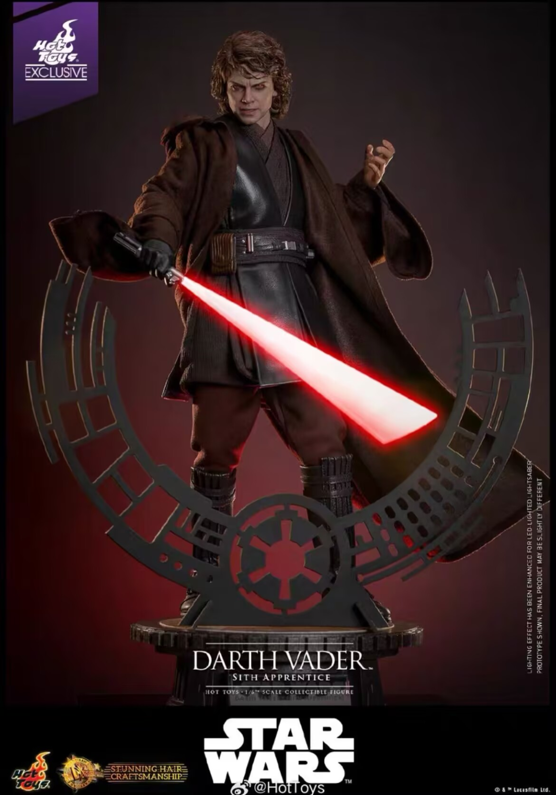 New Hot toys DX47AE Star Wars Darth Vader Sith Apprentice 1