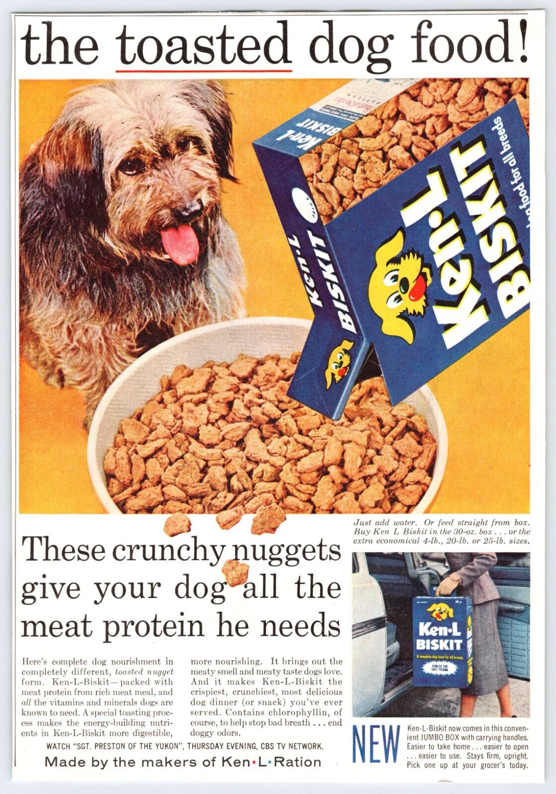 福袋 BISKIT KEN-L-RATION 1957 DOG 7 Vintage FOOD ドッグフード