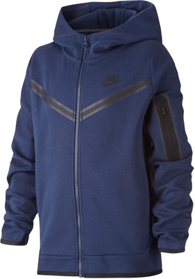 Nike Tech Pack Fleece Windrunner Full Zip Hoodie Kids Jacket CU9223 410  XS