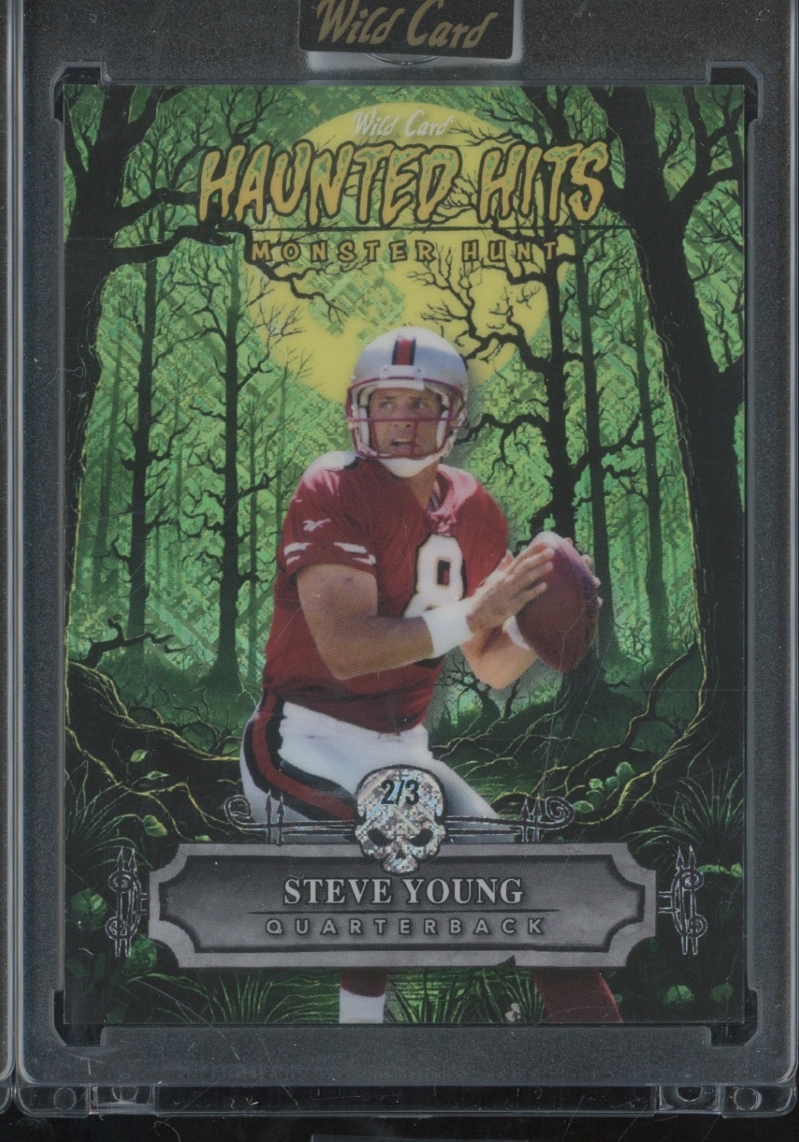 2025 Wild Card Monster Hunt Haunted Hits Green Steve Young 2/3