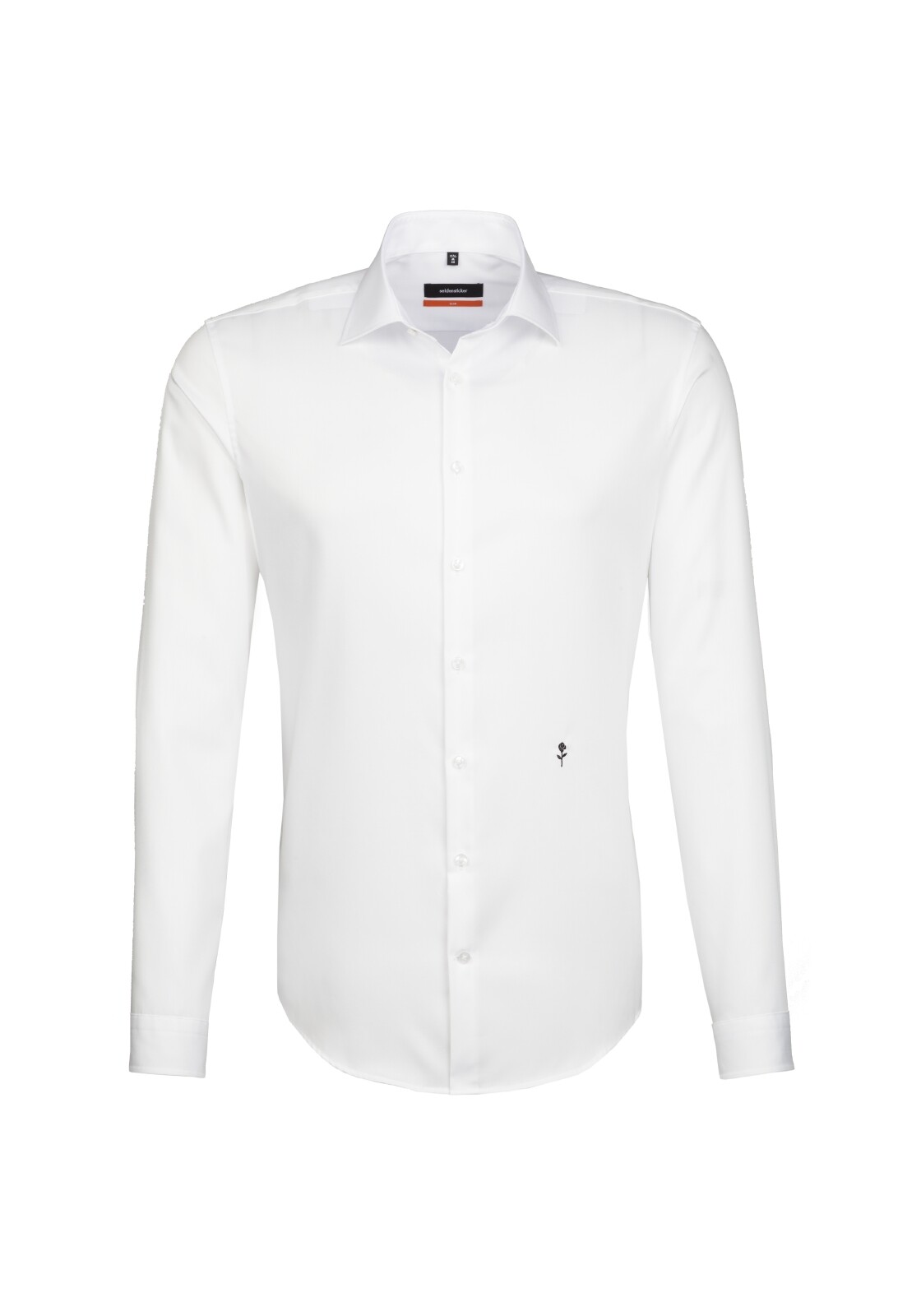 Seidensticker Schwarze Rose Hemd Slim Fit Weiss Twill Langarm Kentkragen Ebay