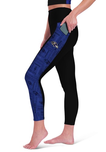 Женские леггинсы в сборку Baltimore Ravens от Certo By Northwest NFL, черные