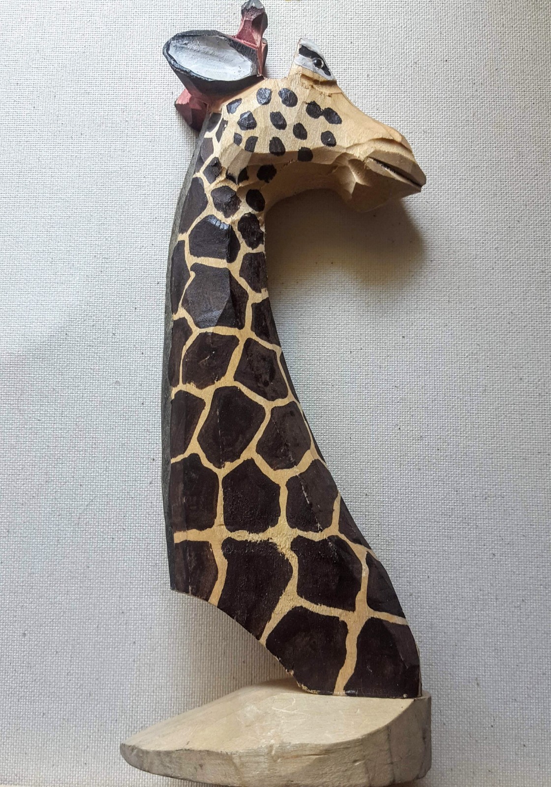 GIRAFFE PEEPERS Wood Eyeglass Holder Glasses Display Stand Cute Animal Gift EUC