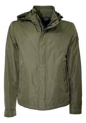 PAUL & SHARK PAUL SHARK JACKET PADDED HOODED DETACHABLE OLIVE GREEN