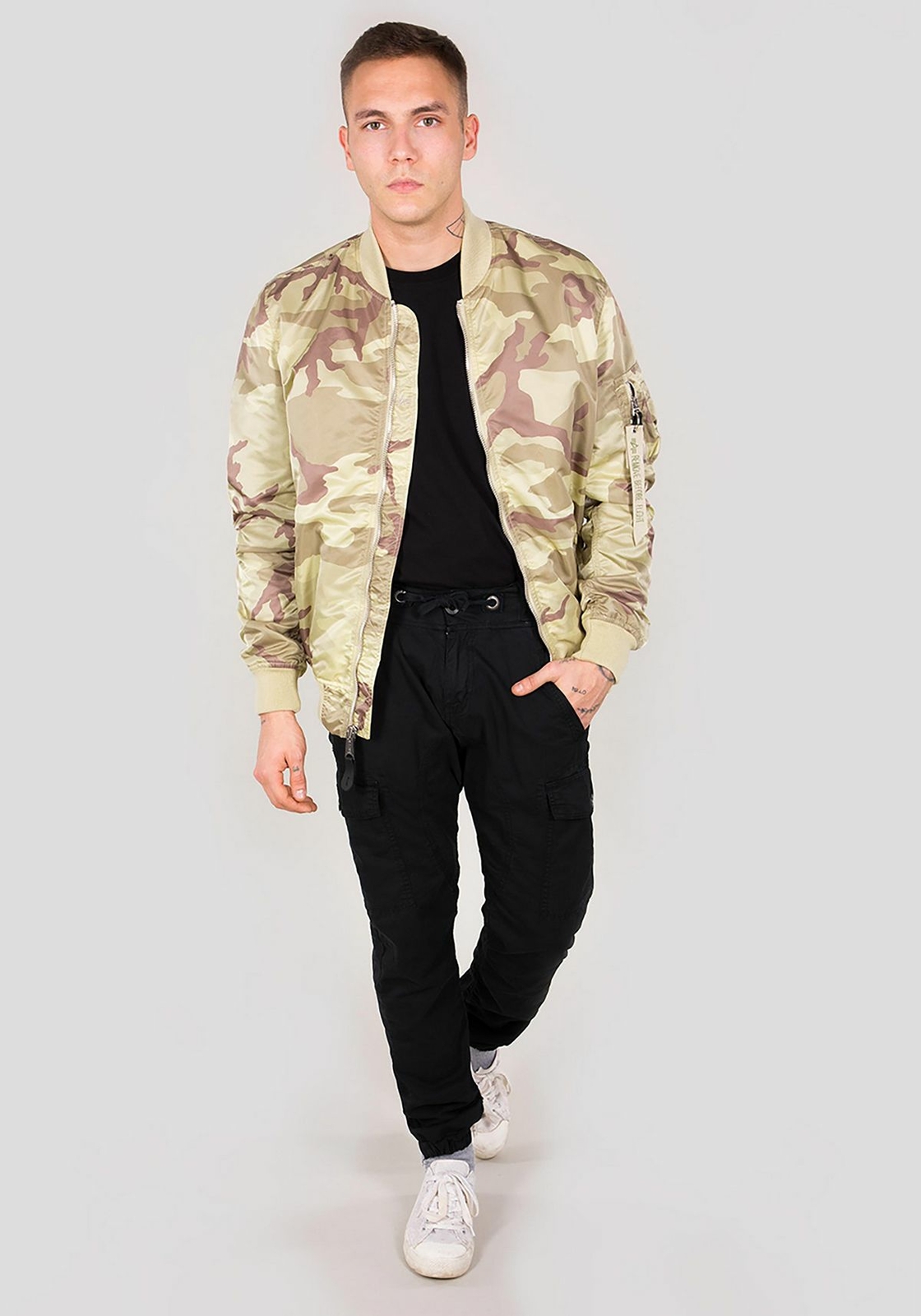 ALPHA INDUSTRIES ALPHA INDUSTRIES MA-1 LW JACKE DESERT CAMO
