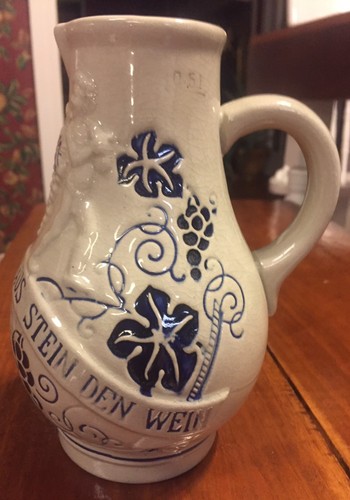 Wick-Werke Stoneware Creamer - Trinkt Wie Eure Vater Aus Stein Den Wein