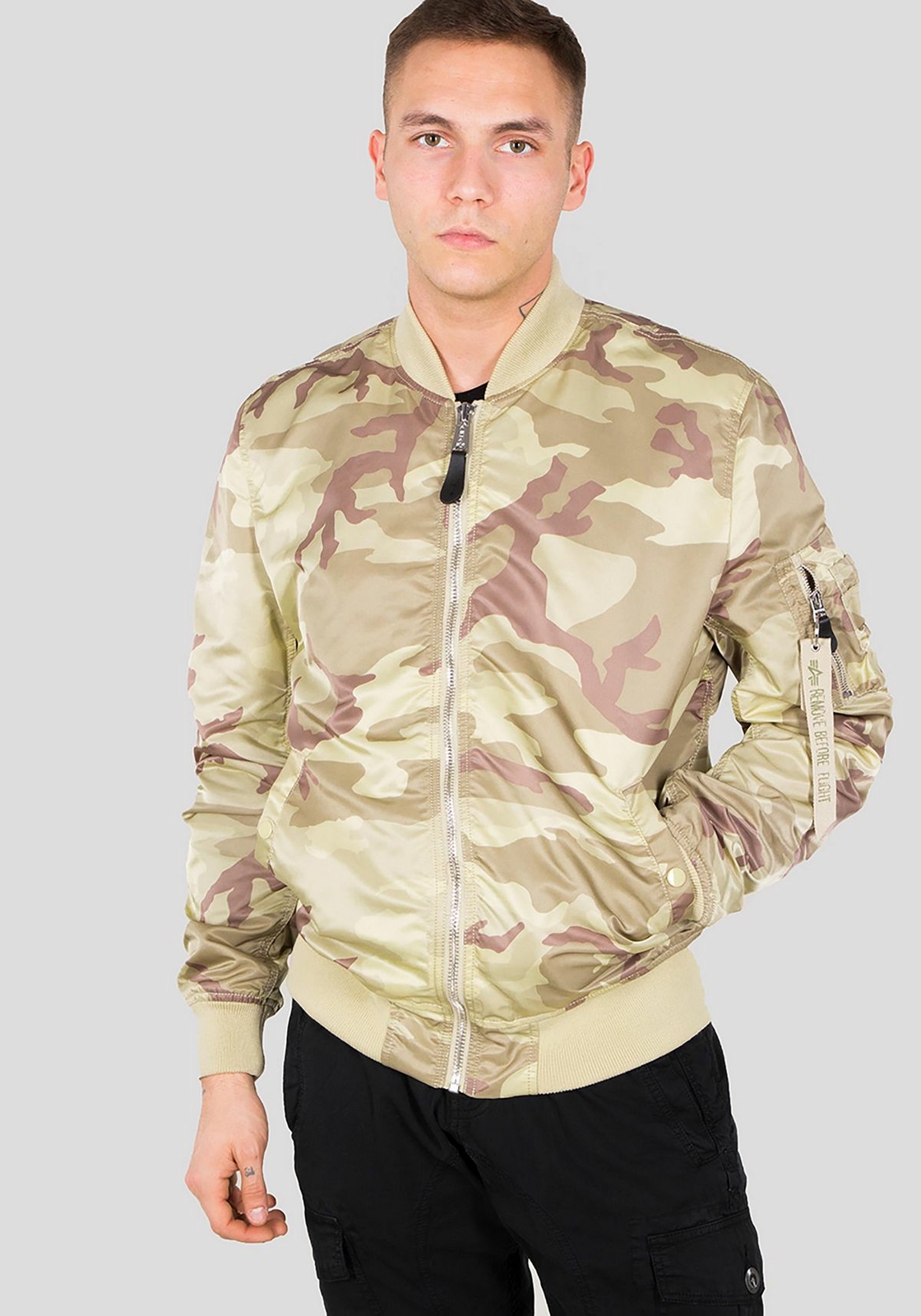 ALPHA INDUSTRIES ALPHA INDUSTRIES MA-1 LW JACKE DESERT CAMO