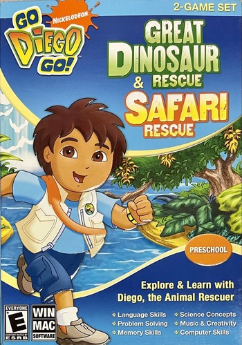 Go Diego Go Great Dinosaur Rescue & Safari Rescue Windows/Mac Free