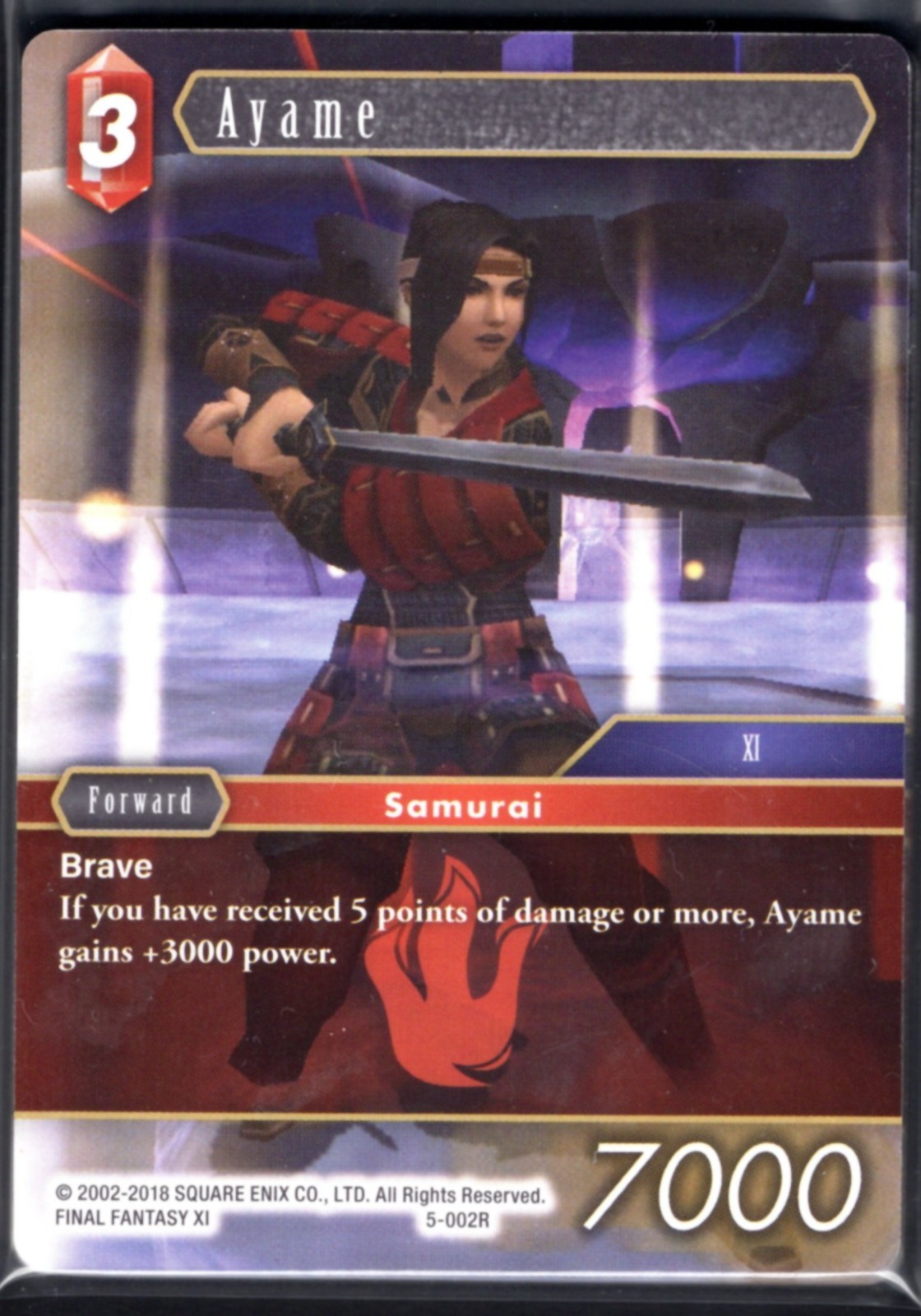 002 - Ayame [R] - Opus 5 - Final Fantasy Xl - NM/M