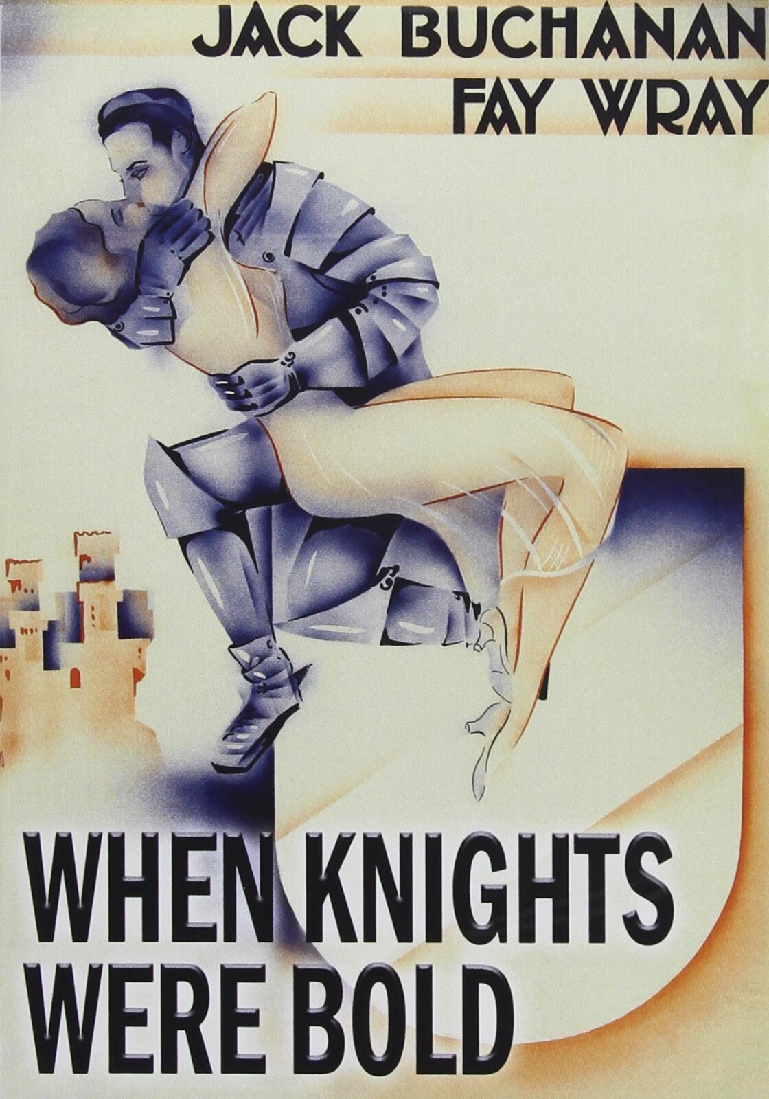 When Knights Were Bold 16mm B&W Feature 1936 Jack Buchanan