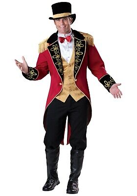 Men's Elite Ringmaster Circus Greatest Showman Costume SIZE M (with defect)