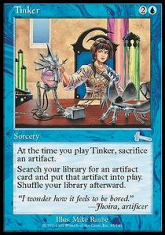 *Mrm* English Bricolage ( Tinker ) Mtg Ulg