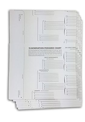 Blank Ancestry Chart