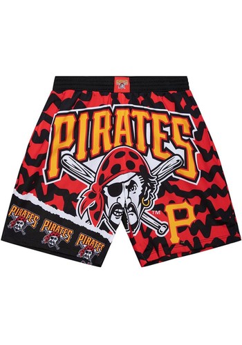 

MITCHELL - NESS MLB JUMBOTRON 2.0 СУБЛИМАТИРОВАННЫЕ ШОРТЫ PITTSBURGH PIRATES, Black/red