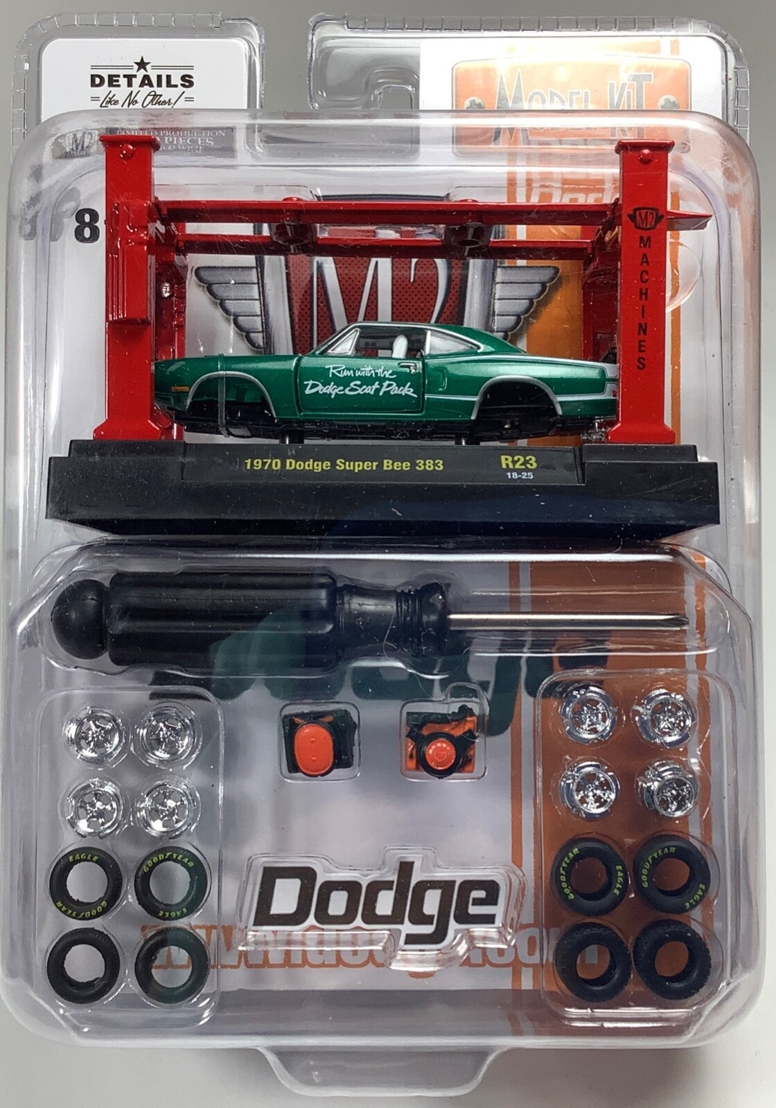 M2 Machines Model-Kit 1970 Dodge Super Bee 383 R23 18-25