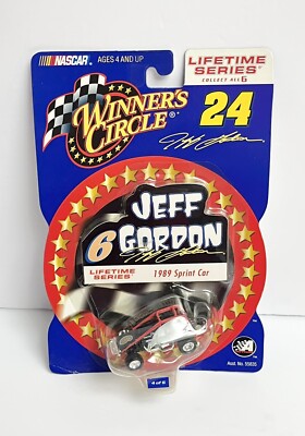 2001 Winners Circle Lifetime Series Jeff Gordon #6 1989 Sprint Car