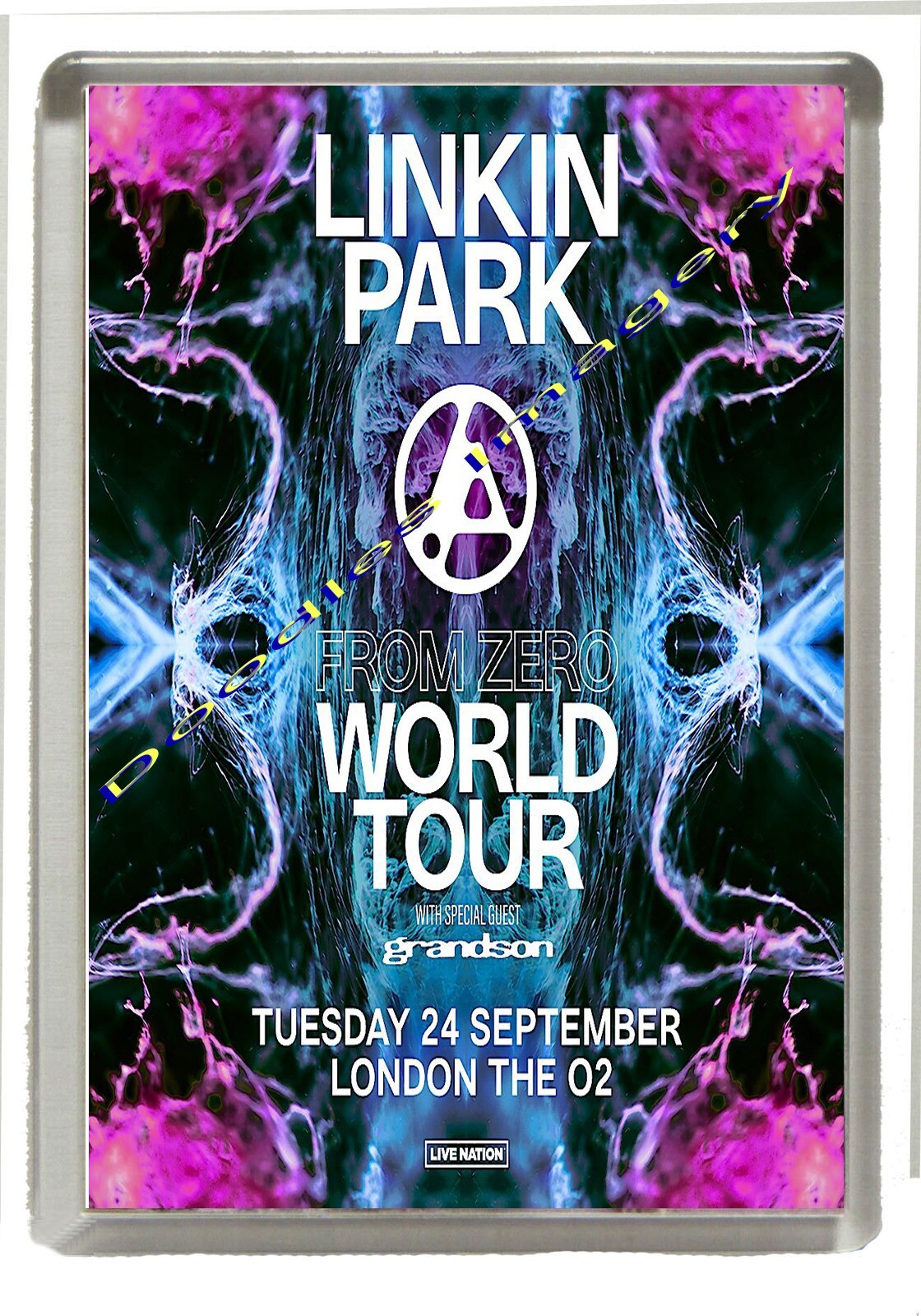 Linkin Park - World Tour - London O2 Venue - Fridge Magnet