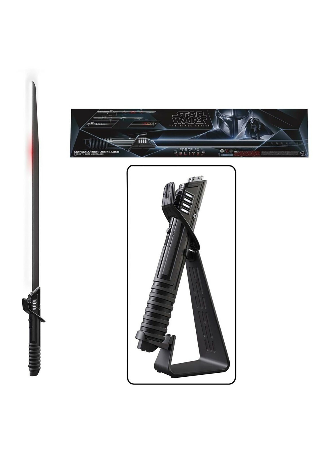 その他 1/1 DARKSABER FORCE FX ELITE LIGHTSABER Amazon.com: STAR WARS The Black Series Mandalorian Darksaber