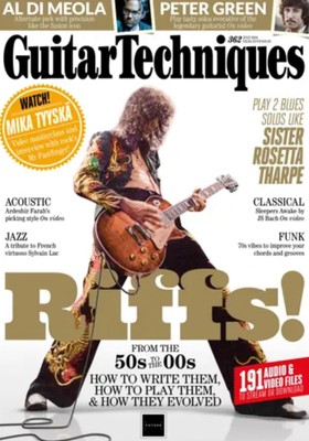 GUITAR TECHNIQUES MAGAZINE - JULY 2024 - RIFFS FROM THE 50'S TO THE 00'S