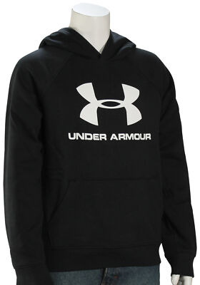 

Пуловер с логотипом Under Armour Boys Rival — черный/белый — новинка, Blacks