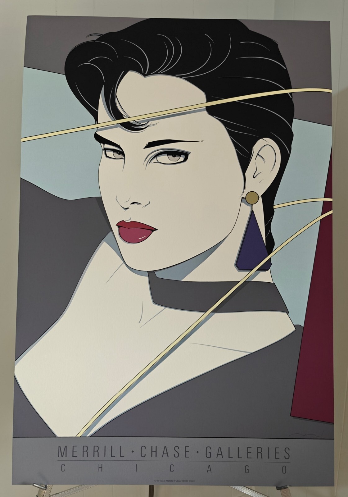 Patrick Nagelのシルクスクリーン Patrick Nagel Dakota Commemorative 14 Mirage Edition