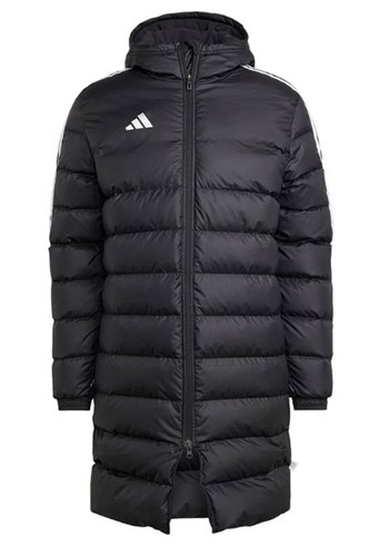 ADIDAS ORIGINALS ADIDAS MEN TIRO 23 LONG DOWN COAT PADDED JACKET BLACK TOP GYM PARKA COAT HS7238
