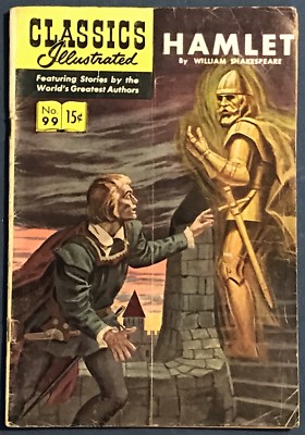 Classics Illustrated #99  Hamlet  William Shakespeare  1st Edition