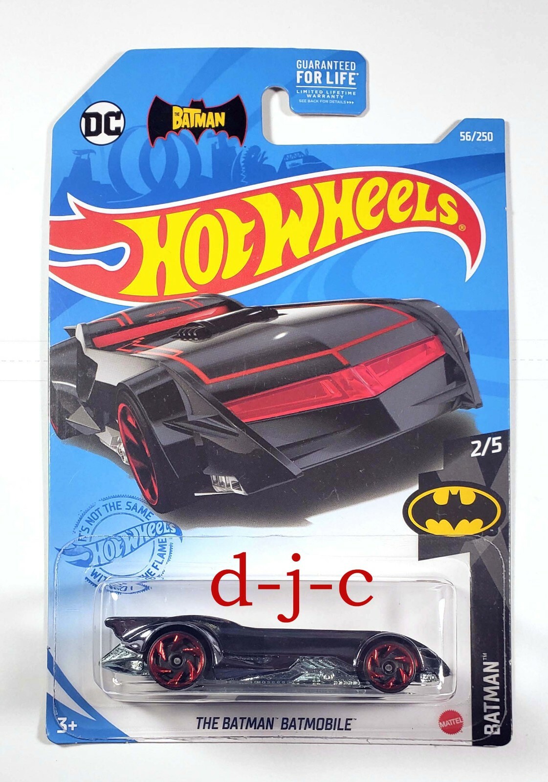 2021 Hot Wheels BATMAN 2/5 The Batman Batmobile Tinted