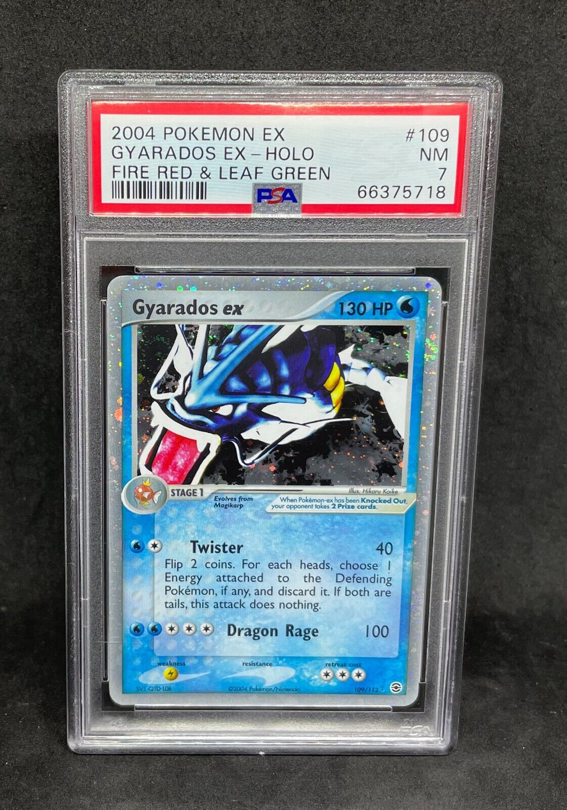 Pokemon Fire Red & Leaf Green Gyarados EX 109/112 Ultra Rare Pokemon Fire Red & Leaf Green Gyarados EX 109/112 Ultra Rare