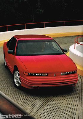 1996 OLDSMOBILE CUTLASS SUPREME Brochure / Catalog / Flyer with Color Chart 1996 OLDSMOBILE CUTLASS SUPREME Brochure / Catalog / Flyer with Color Chart