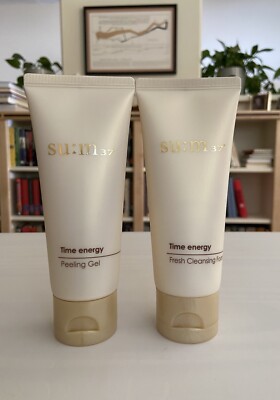 SUM37  TIME ENERGY PEELING GEL 100ML  & FRESH CLEANING FOAM 100ML - WITHOUT BOX
