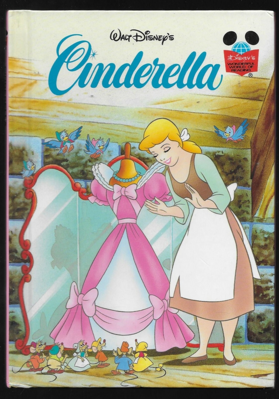 洋書 Cinderella Vintage 1974 Walt Disney Cinderella Wonderful World Of