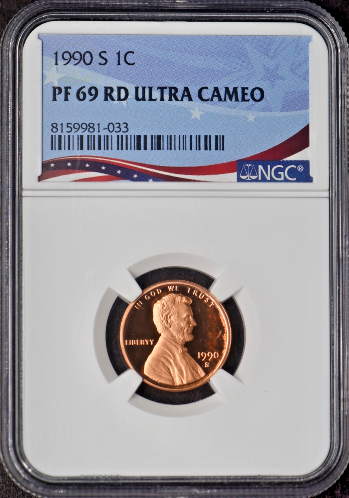 1990-S Lincoln Cent - NGC PF69 RD Ultra Cameo - ✪COINGIANTS