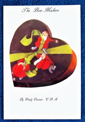 The Bow Makers Painting Pattern Packet Prudy Vannier Elf Elves Christmas -Unused