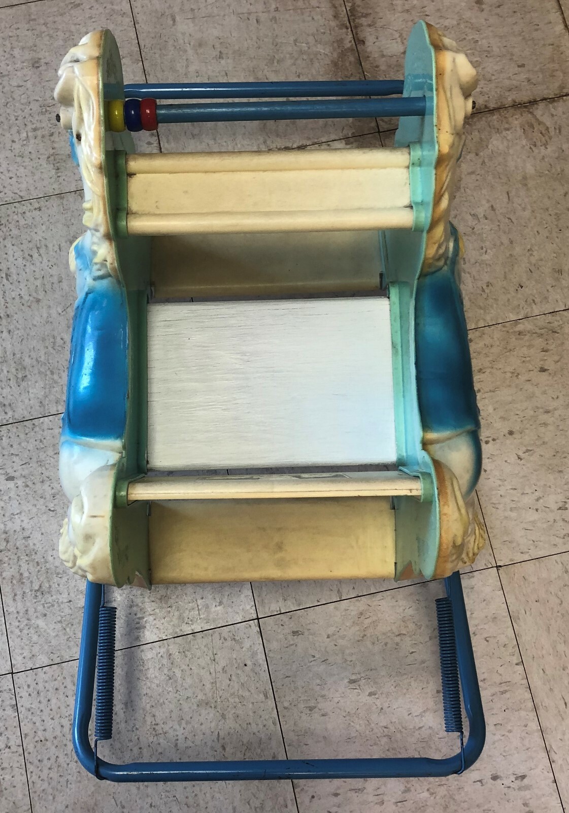 Vintage 1960s Rocking Horse Bouncy Wonder Shoo Fly Toy