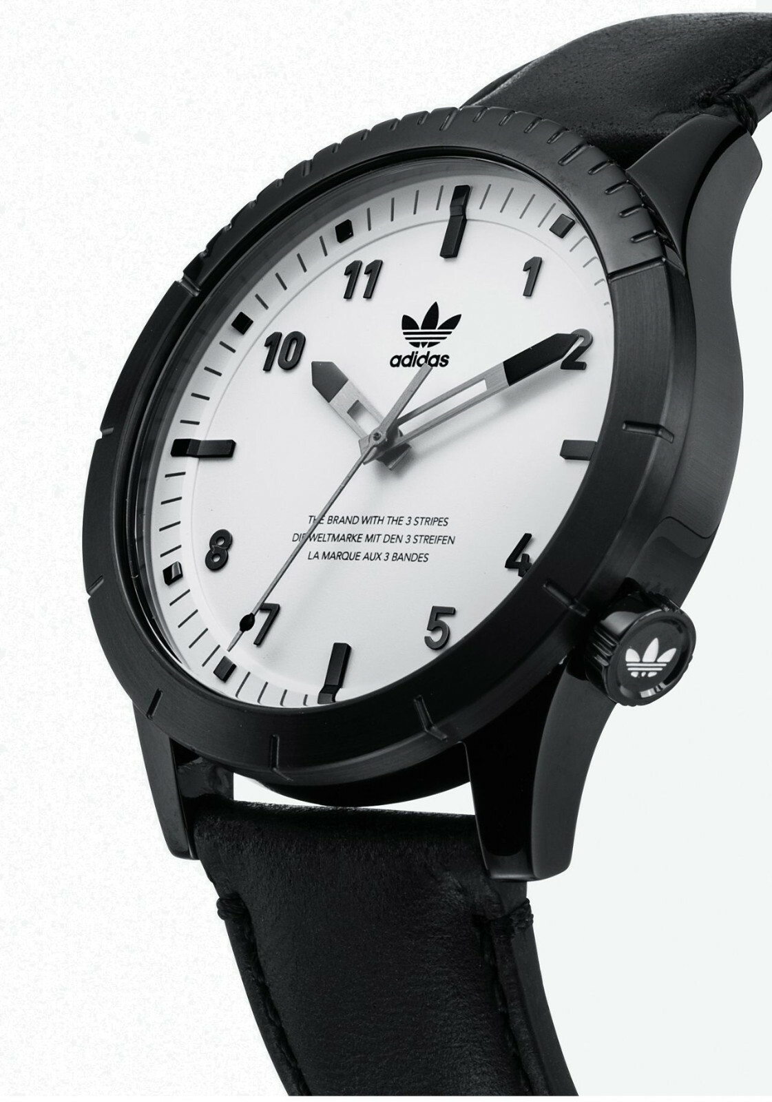 Pre-owned Adidas Originals Cypher Lx1 - Watch - Black/white - Art. Z06-005 - Ø 42mm